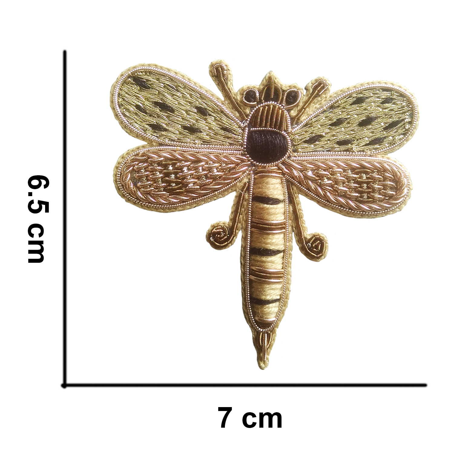 Lovetholy® (Pack Of 2Pcs) 3inch Bumble Bee Applique Patches (L-16) - Image 2