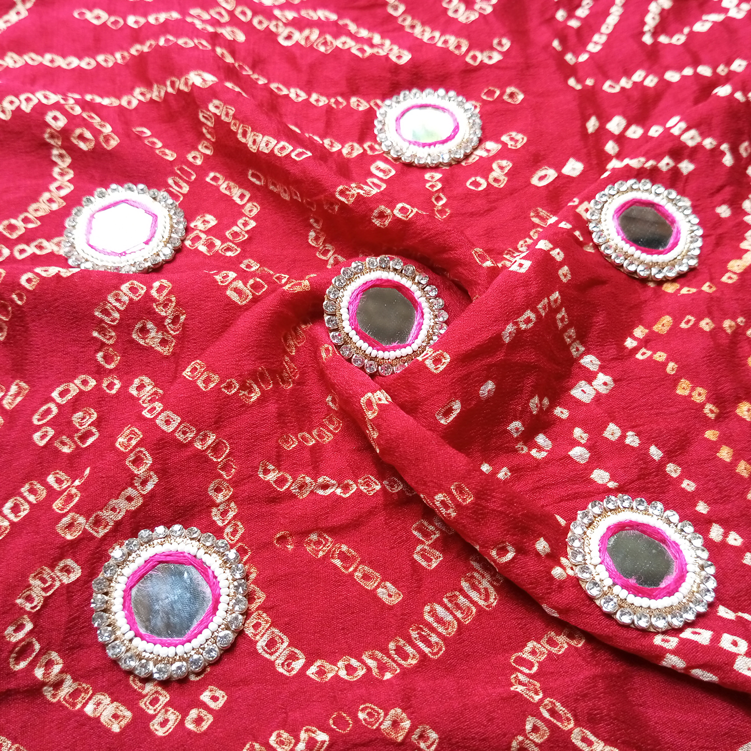 Lovetholy® (Pack Of 10Pcs) 3.5cm Flower Applique Patches (L-18) - Image 2