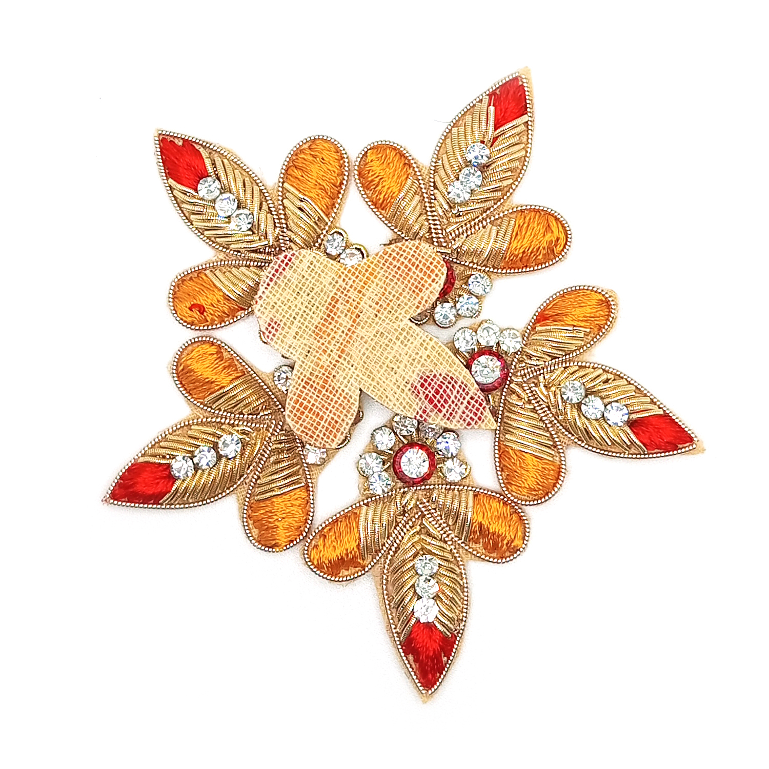 Lovetholy® (Pack Of 10Pcs) 3.5X3.2cm Flower Applique Patches (L-11) - Image 3