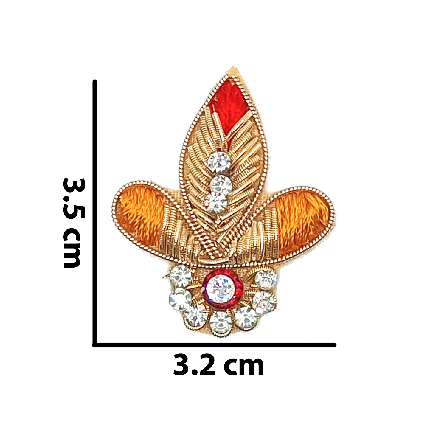 Lovetholy® (Pack Of 10Pcs) 3.5X3.2cm Flower Applique Patches (L-11) - Image 8