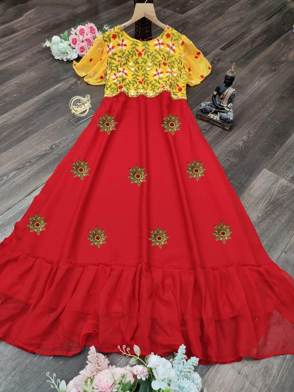 Lovetholy® (Pack Of 10Pcs) 5cm Flower Applique Patches (L-28) - Image 4