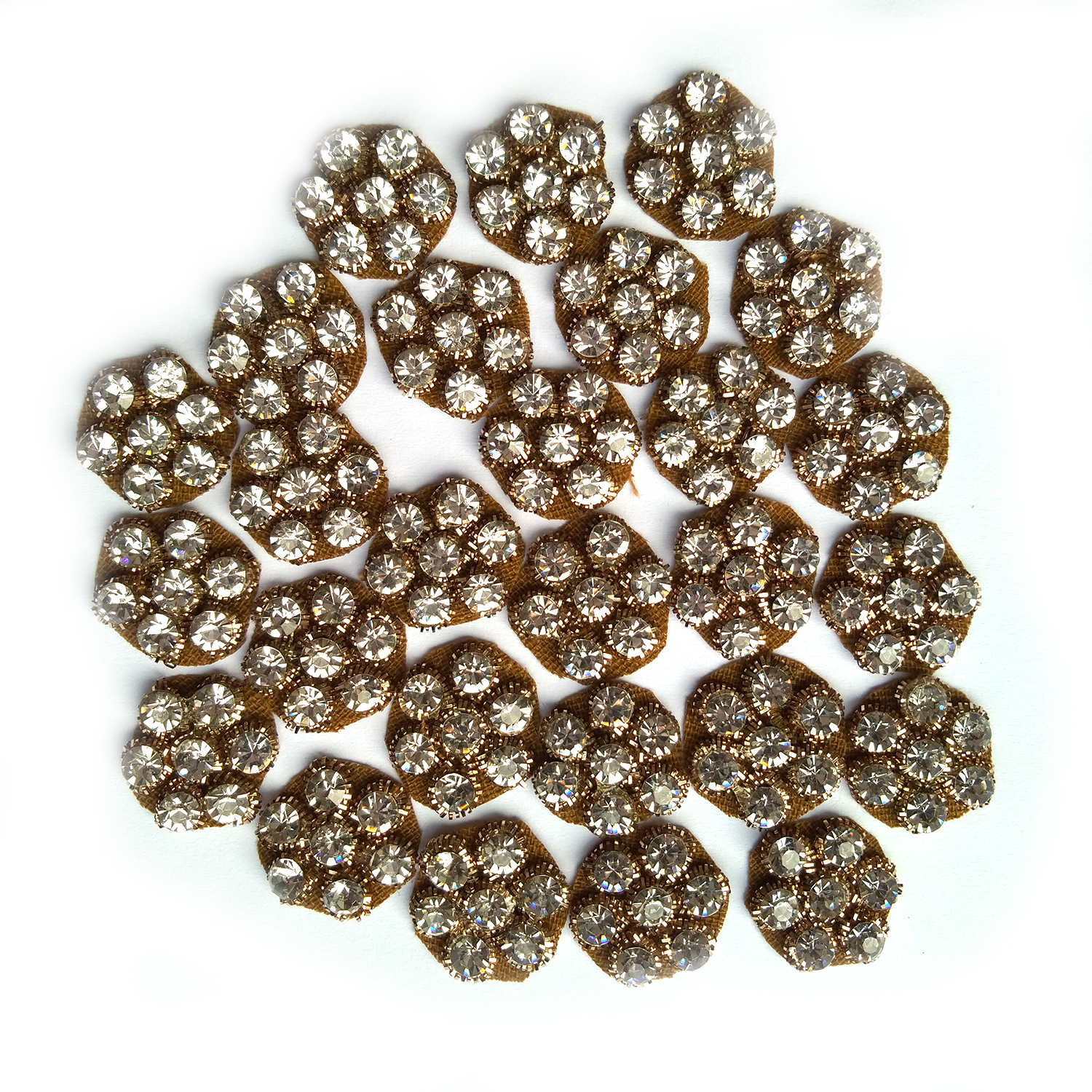 Lovetholy® (Pack Of 25Pcs) 1cm Flower Applique Patches (L-29) - Image 4