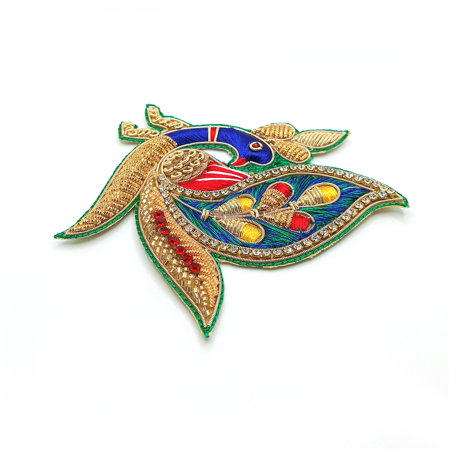 Lovetholy® (Pack Of 2Pcs) 9.5X8.5cm Peacock Applique Patches (L-45) - Image 3