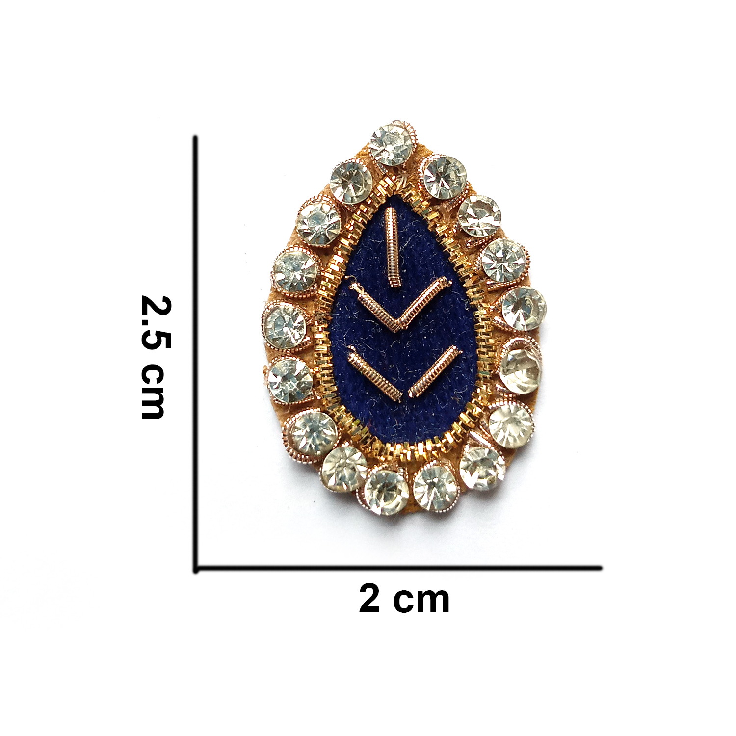 Lovetholy® (Pack Of 25Pcs) 2.5X2cm Applique Patches (L-33) - Image 2