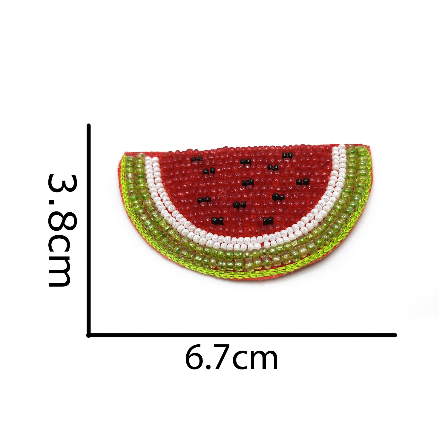 Lovetholy® (Pack Of 5Pcs) 6.7X3.8cm Watermelon Applique Patches (L-68) - Image 5
