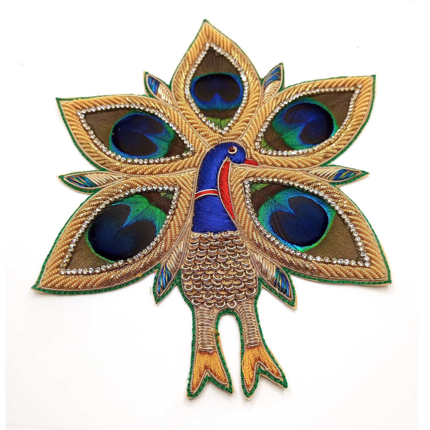 Lovetholy® (Pack Of 1Pcs) 17X14cm Peacock Applique Patches (L-143)
