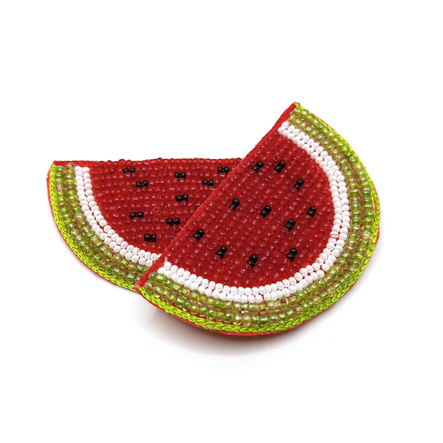 Lovetholy® (Pack Of 5Pcs) 6.7X3.8cm Watermelon Applique Patches (L-68)