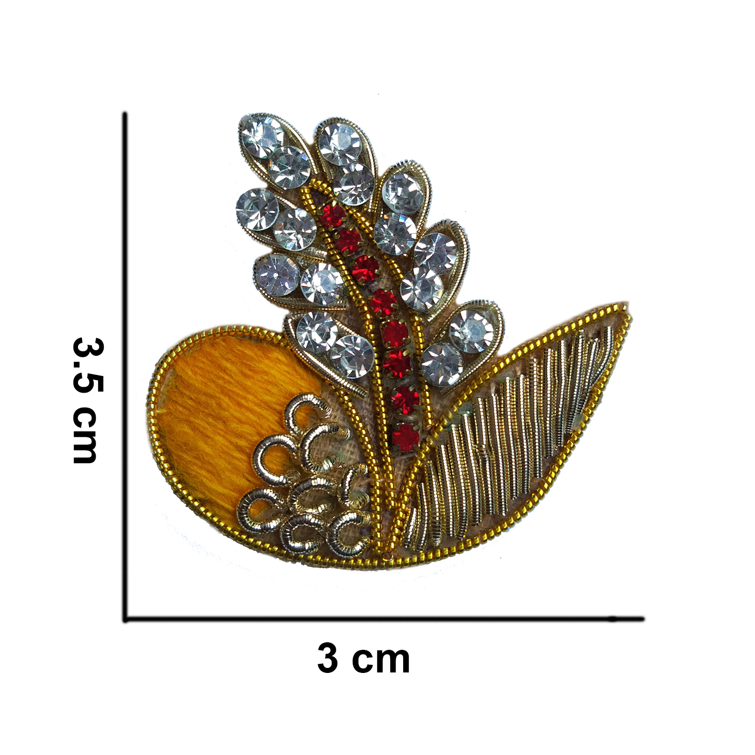 Lovetholy® (Pack Of 10Pcs) 4X3.5cm Applique Patches (L-75) - Image 3