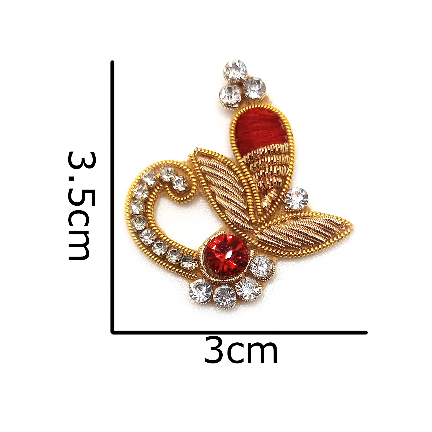 Lovetholy® (Pack Of 10Pcs) 3cm Applique Patches (L-133) - Image 3