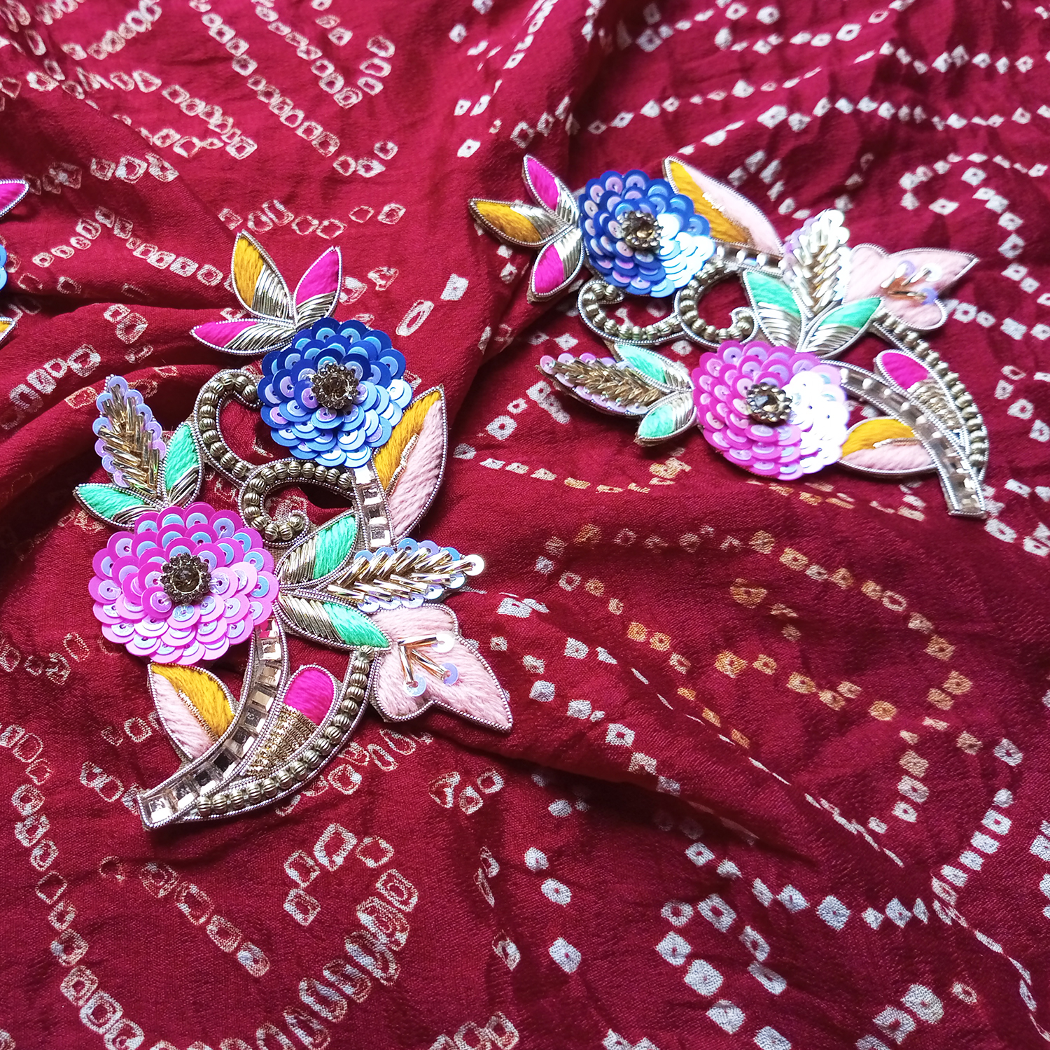 Lovetholy® (Pack Of 5Pcs) 12X6.5cm Applique Patches (L-66) - Image 3