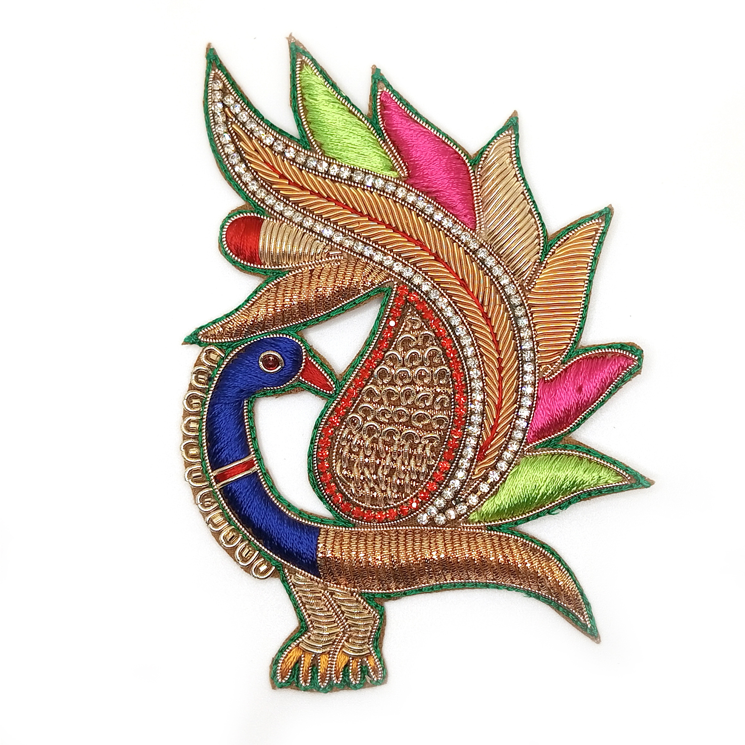 Lovetholy® (Pack Of 2Pcs) 11.5X8.5cm Peacock Applique Patches (L-149) - Image 2