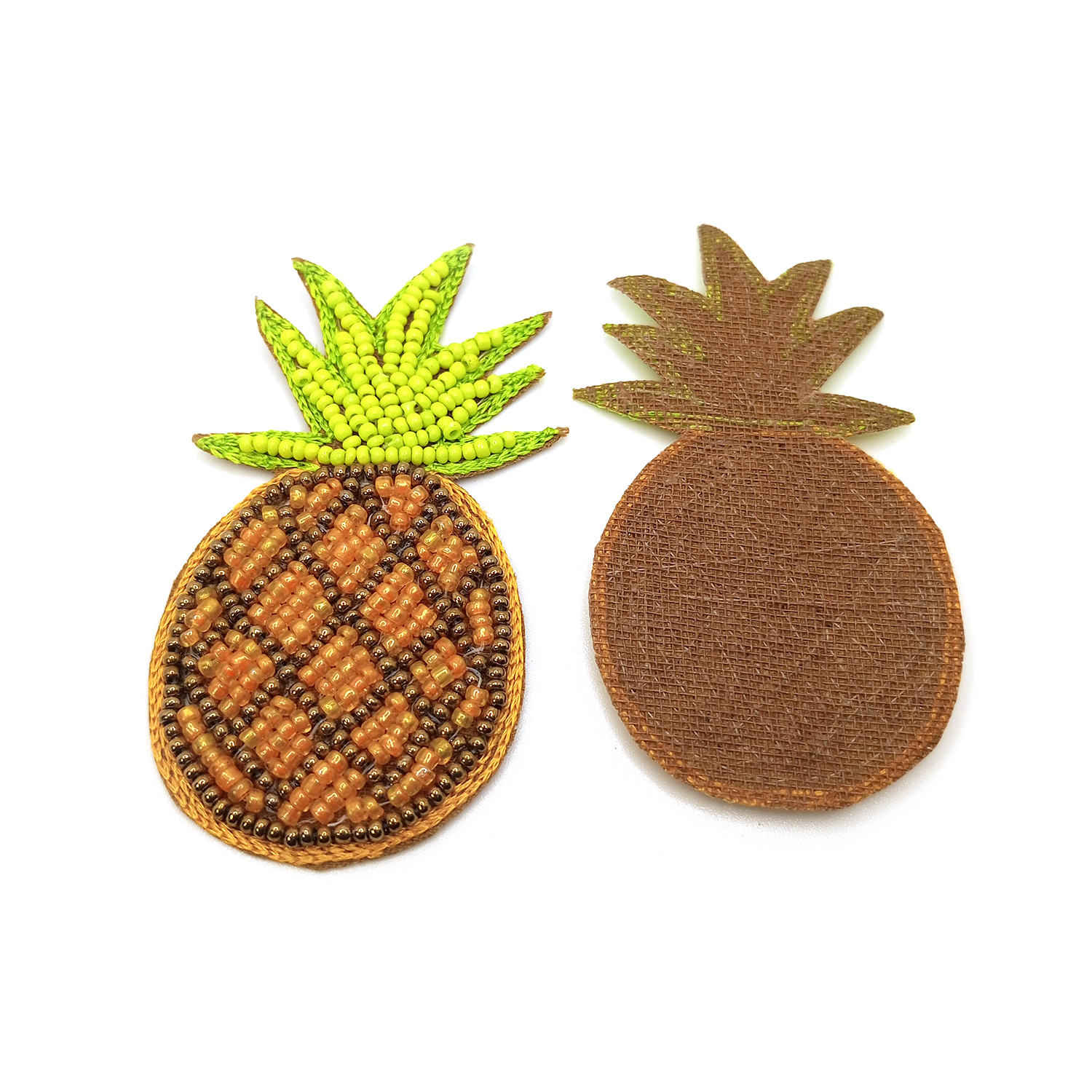 Lovetholy® (Pack Of 5Pcs) 7X3.7cm Pineapple Applique Patches (L-164) - Image 2