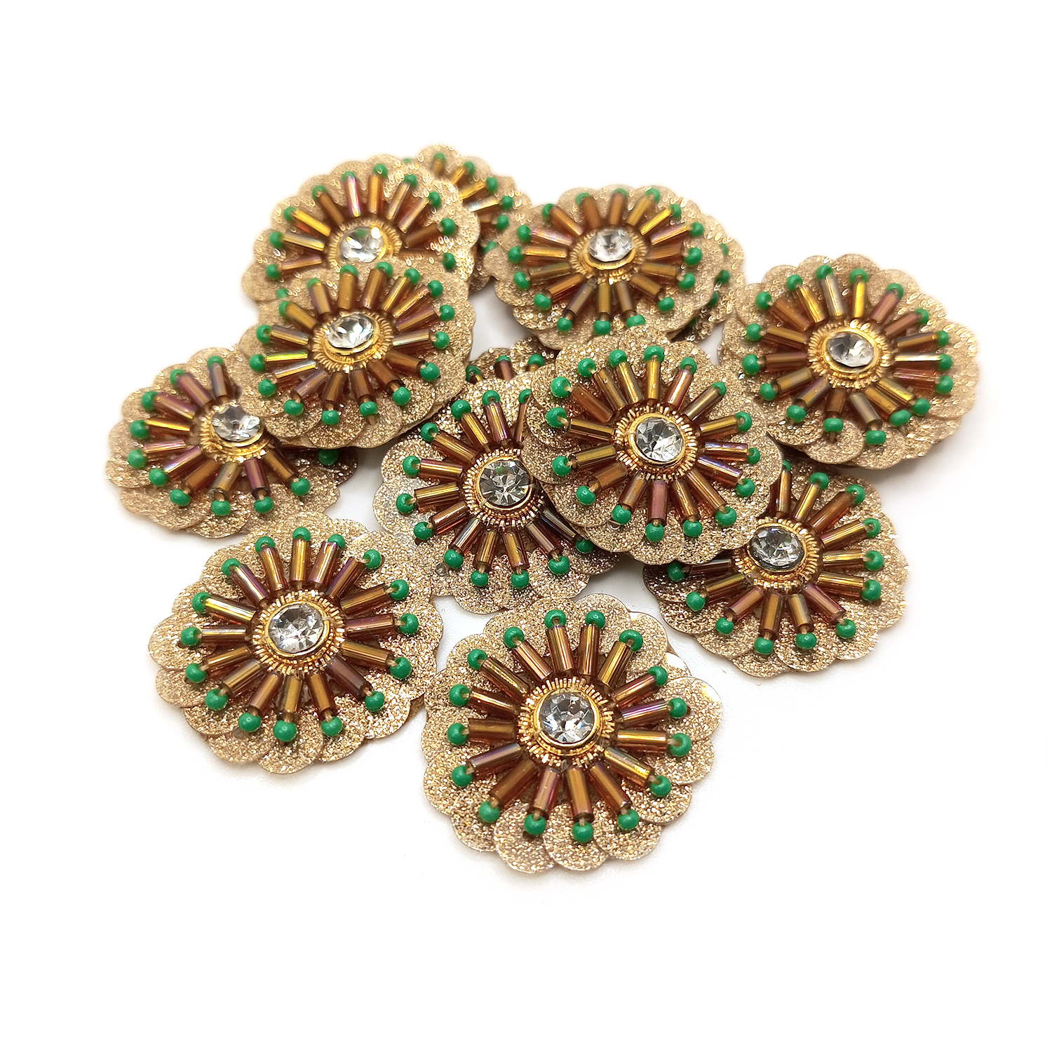 Lovetholy® (Pack Of 25Pcs) Flower Applique Patches (L-177) - Image 2