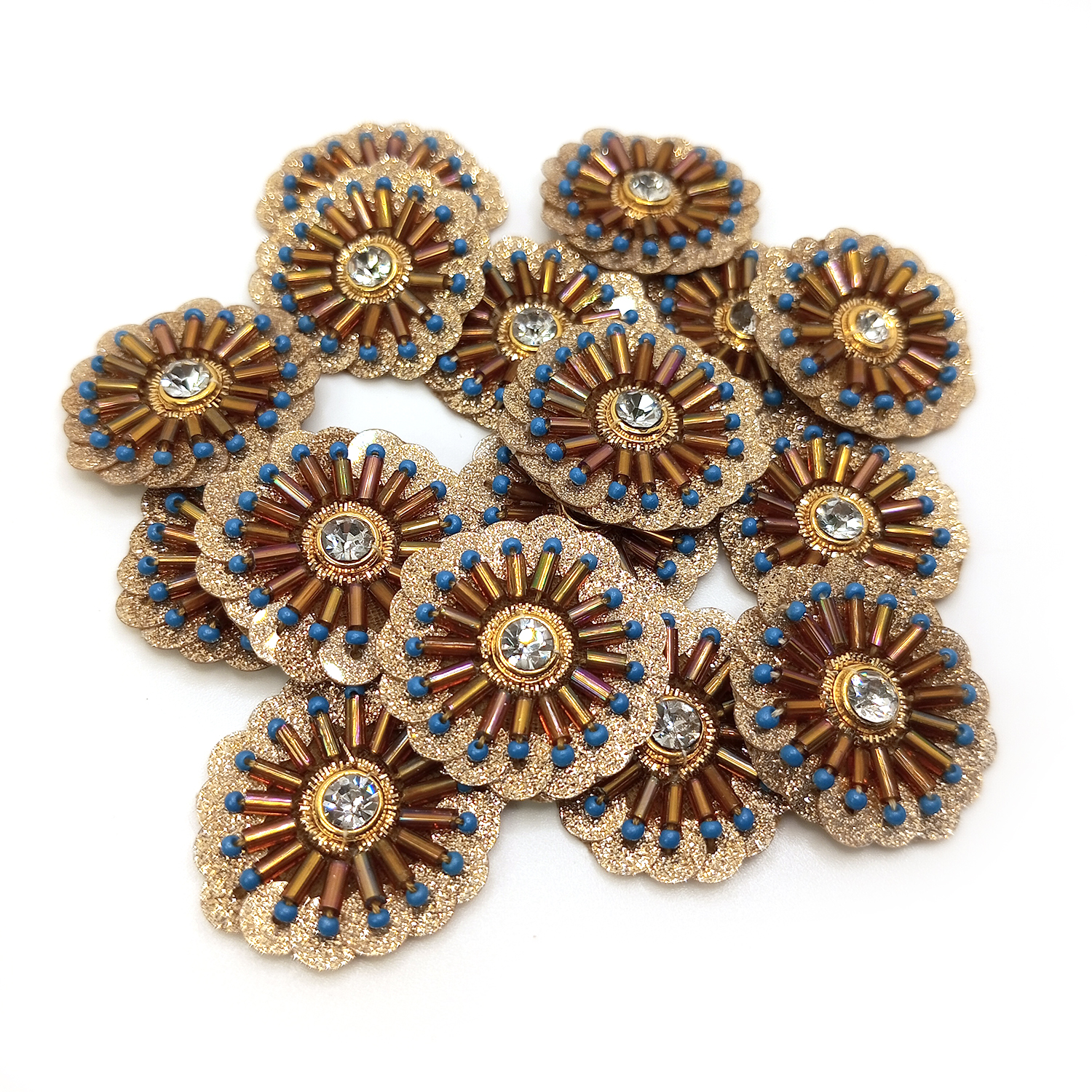 Lovetholy® (Pack Of 25Pcs) Flower Applique Patches (L-179) - Image 2