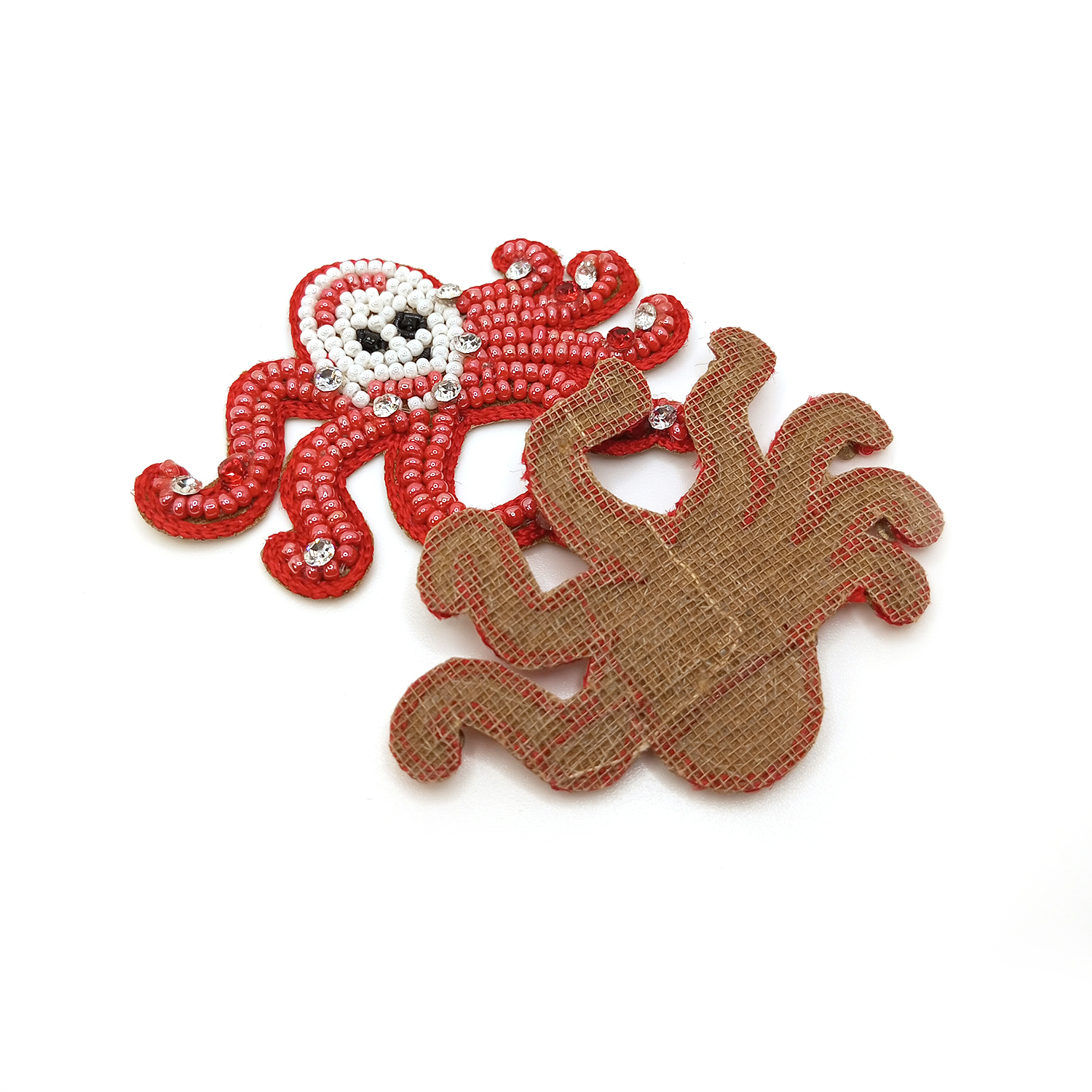 Lovetholy® (Pack Of 5Pcs) 6X4.5cm Octopus Applique Patches (L-162) - Image 2