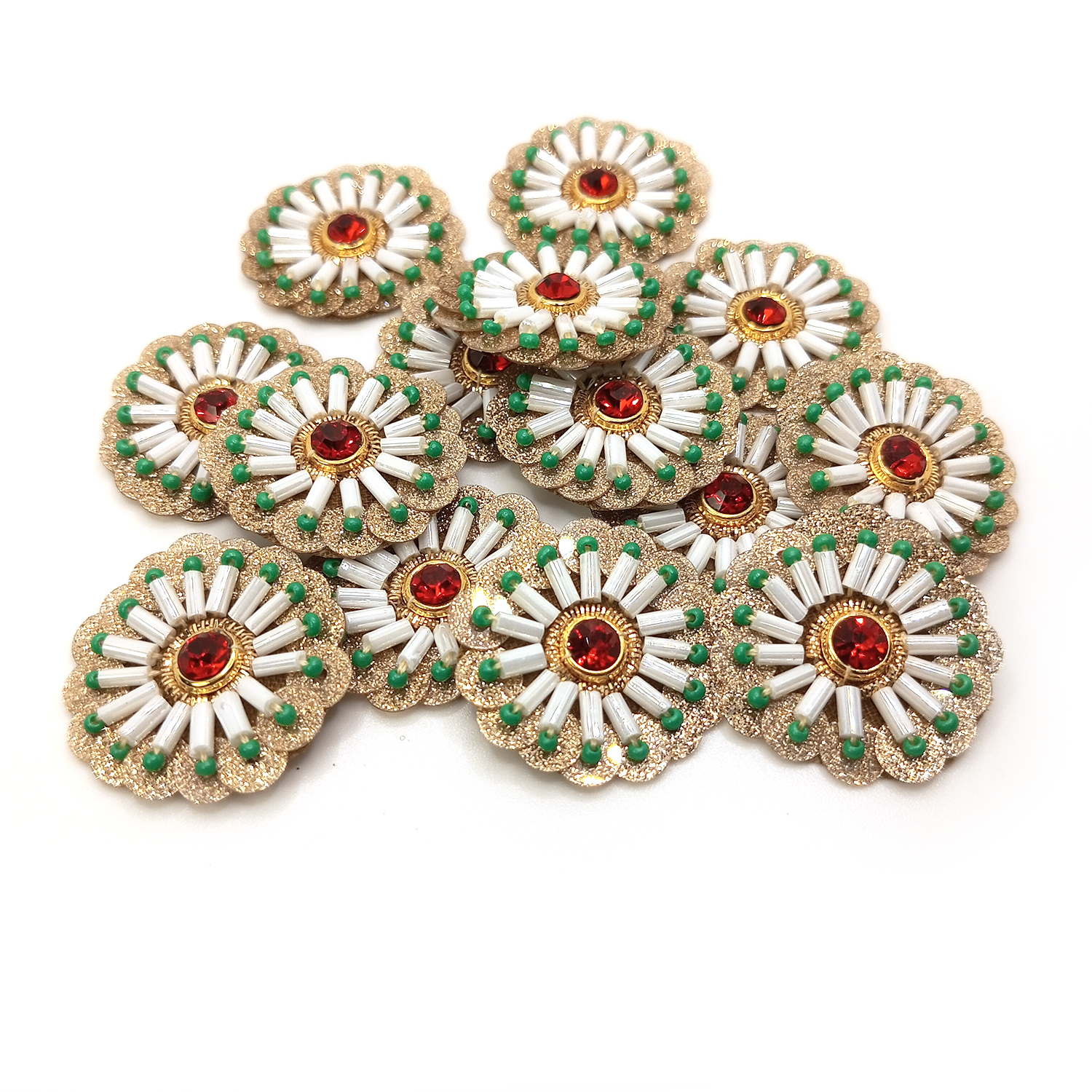 Lovetholy® (Pack Of 25Pcs) Flower Applique Patches (L-174) - Image 2