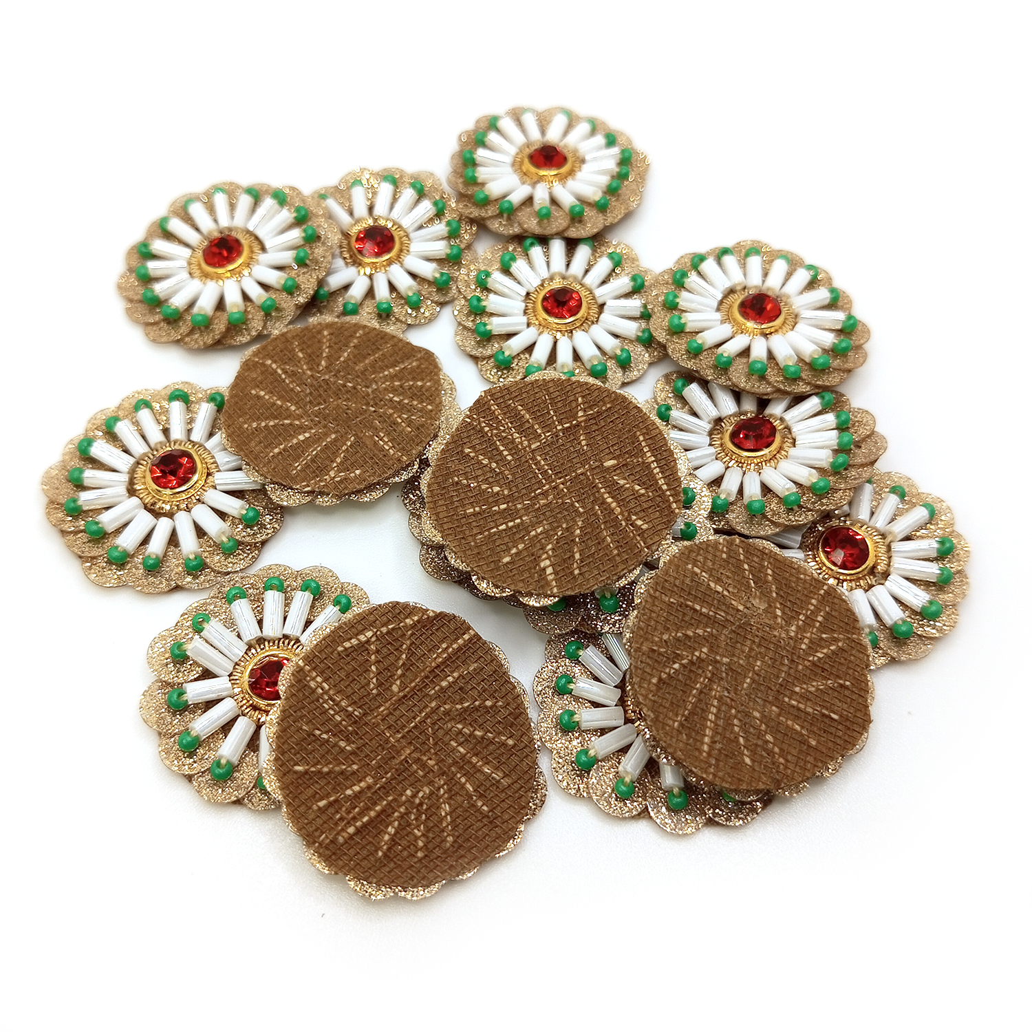 Lovetholy® (Pack Of 25Pcs) Flower Applique Patches (L-174) - Image 3