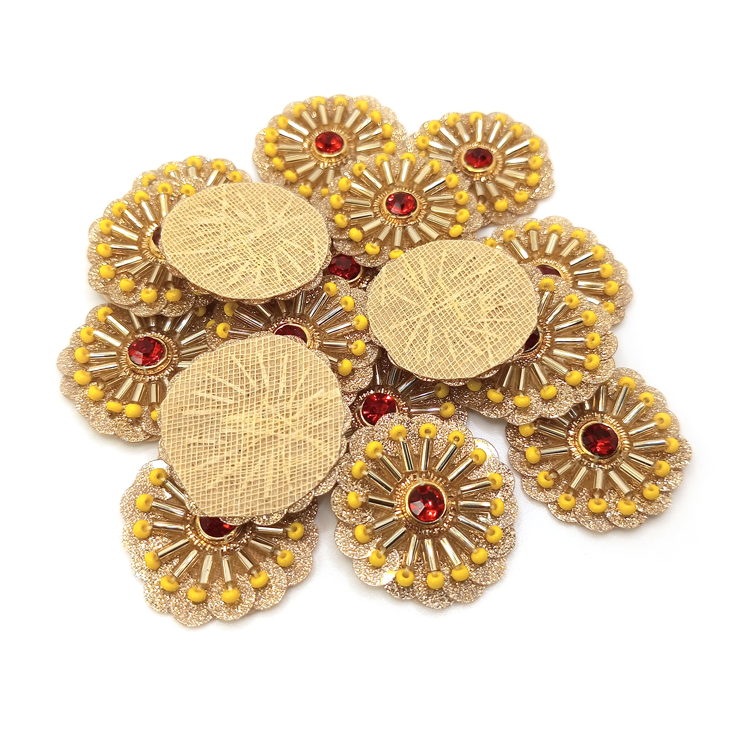 Lovetholy® (Pack Of 25Pcs) Flower Applique Patches (L-185) - Image 3