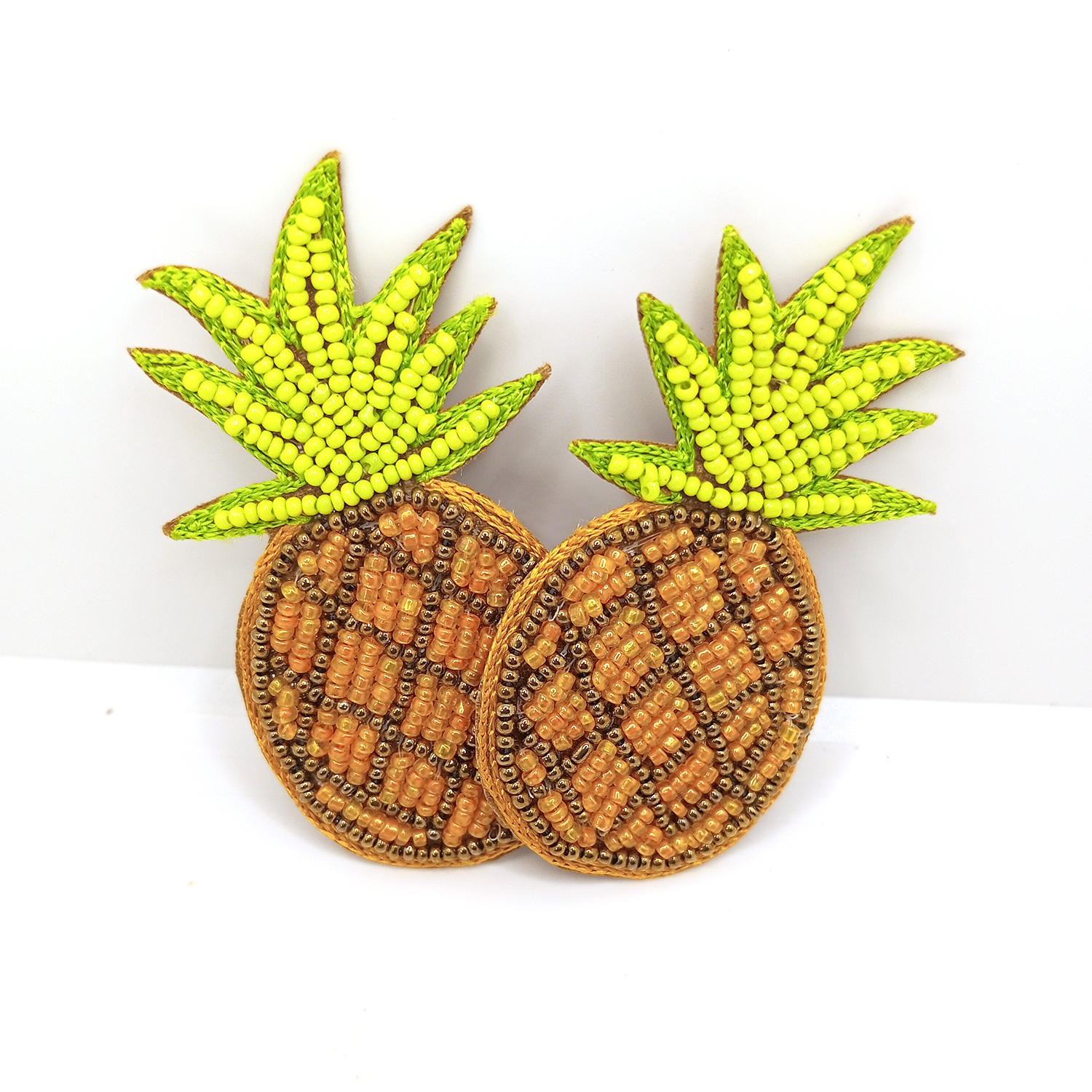 Lovetholy® (Pack Of 5Pcs) 7X3.7cm Pineapple Applique Patches (L-164)