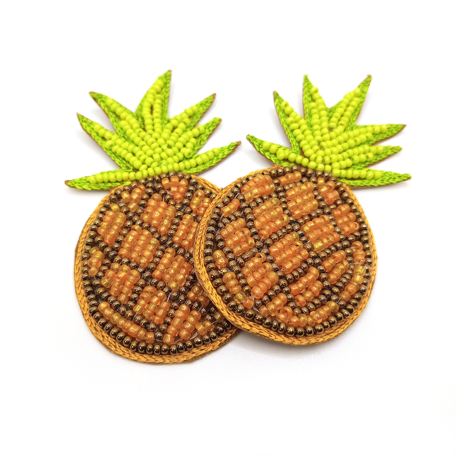 Lovetholy® (Pack Of 5Pcs) 7X3.7cm Pineapple Applique Patches (L-164) - Image 3