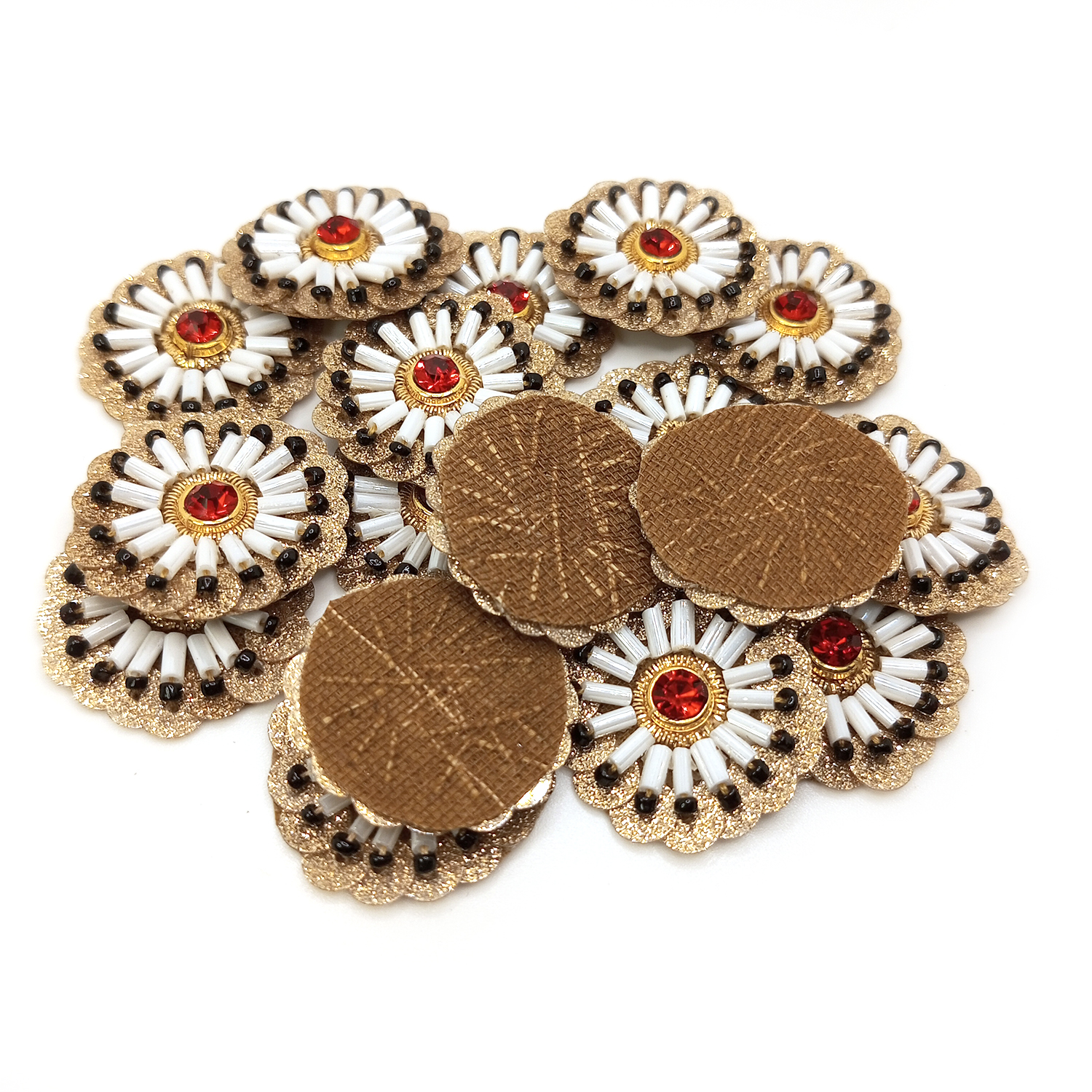 Lovetholy® (Pack Of 25Pcs) Flower Applique Patches (L-187) - Image 3
