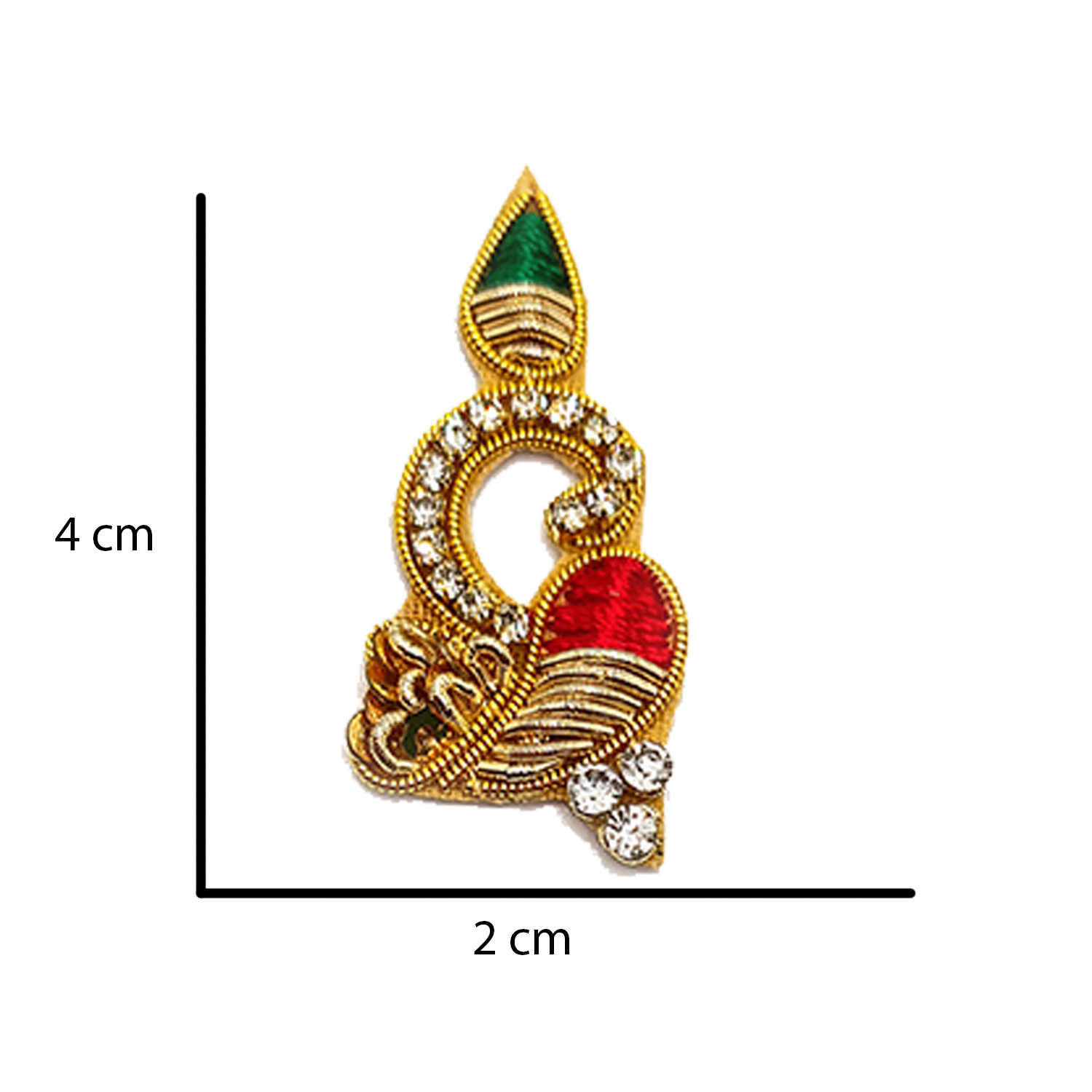 Lovetholy® (Pack Of 10Pcs) 4X2cm Applique Patches (L-152) - Image 3