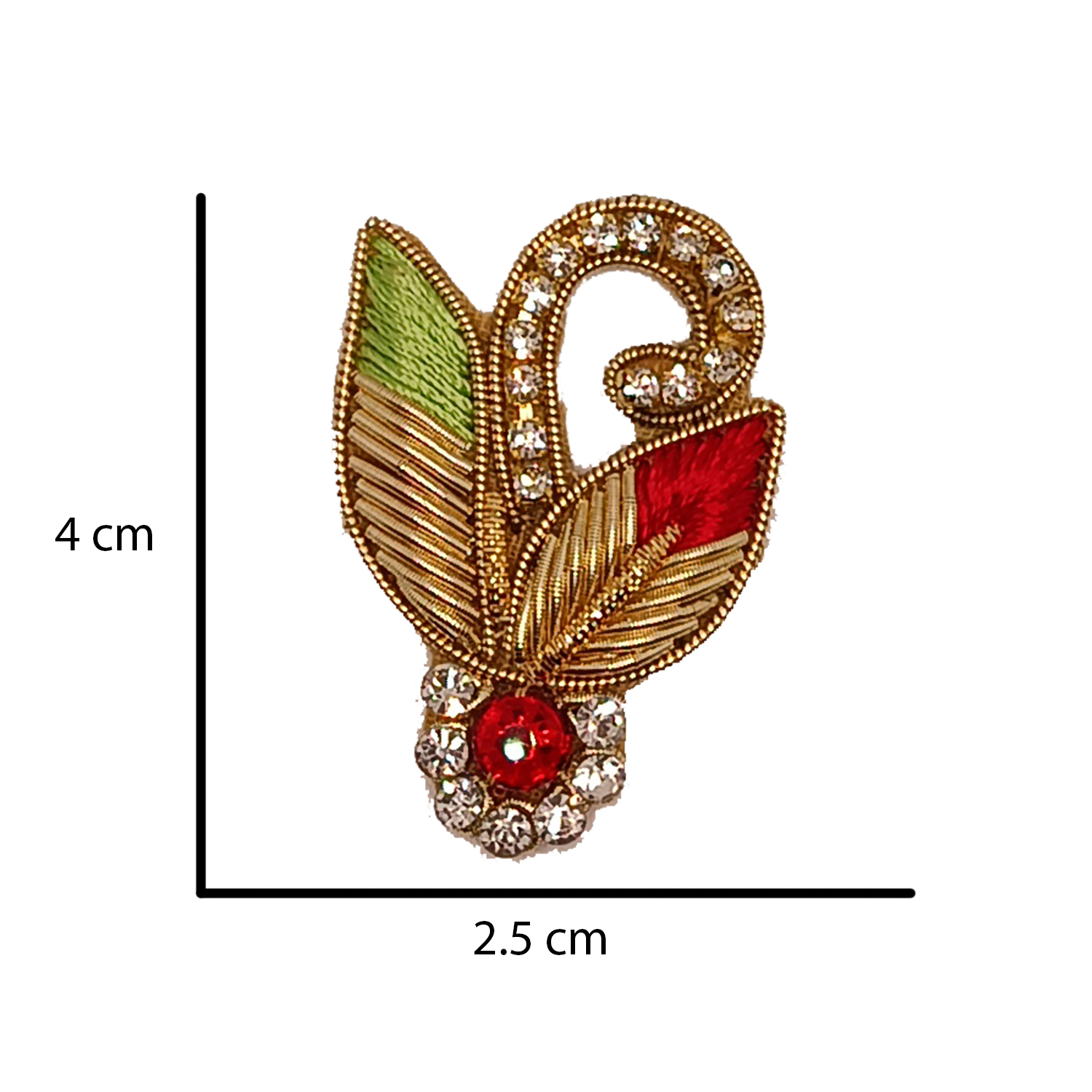 Lovetholy® (Pack Of 10Pcs) 4X2.5cm Applique Patches (L-153) - Image 3