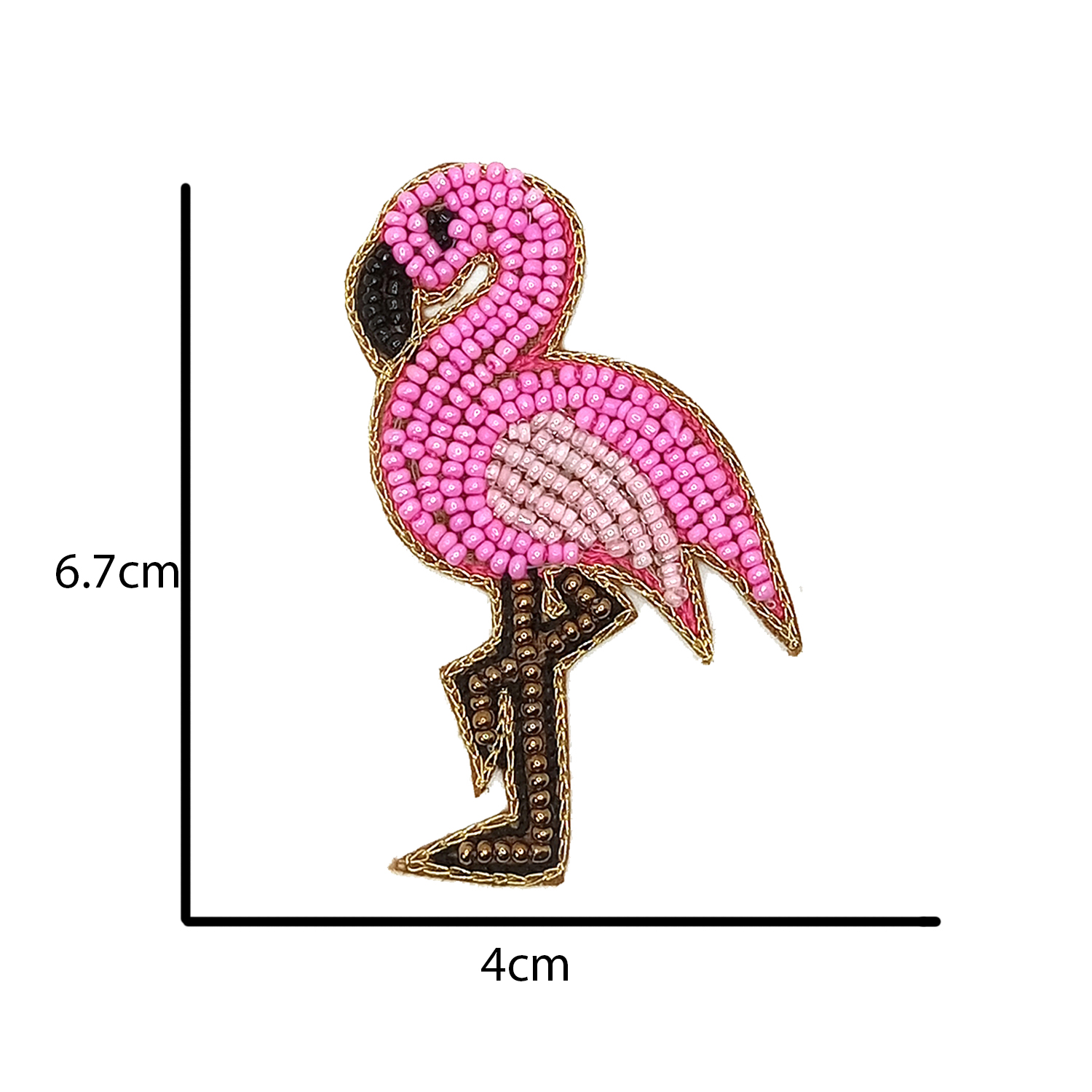 Lovetholy® (Pack Of 5Pcs) 6.7X4cm Bird Applique Patches (L-163) - Image 4