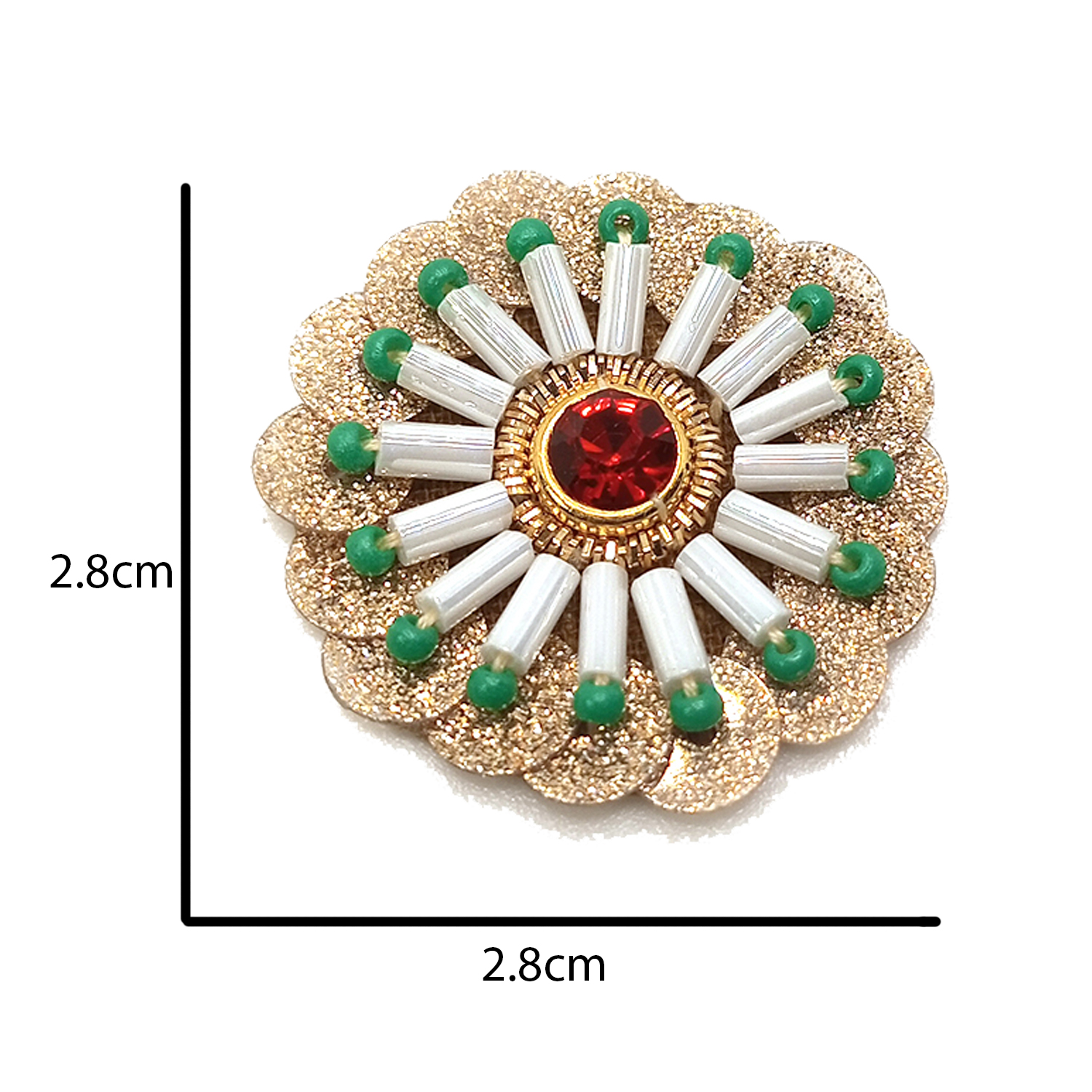 Lovetholy® (Pack Of 25Pcs) Flower Applique Patches (L-174) - Image 4