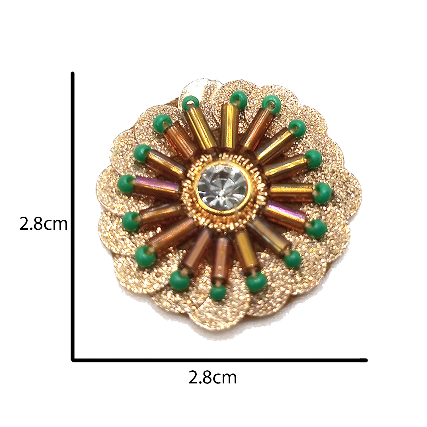 Lovetholy® (Pack Of 25Pcs) Flower Applique Patches (L-177) - Image 4