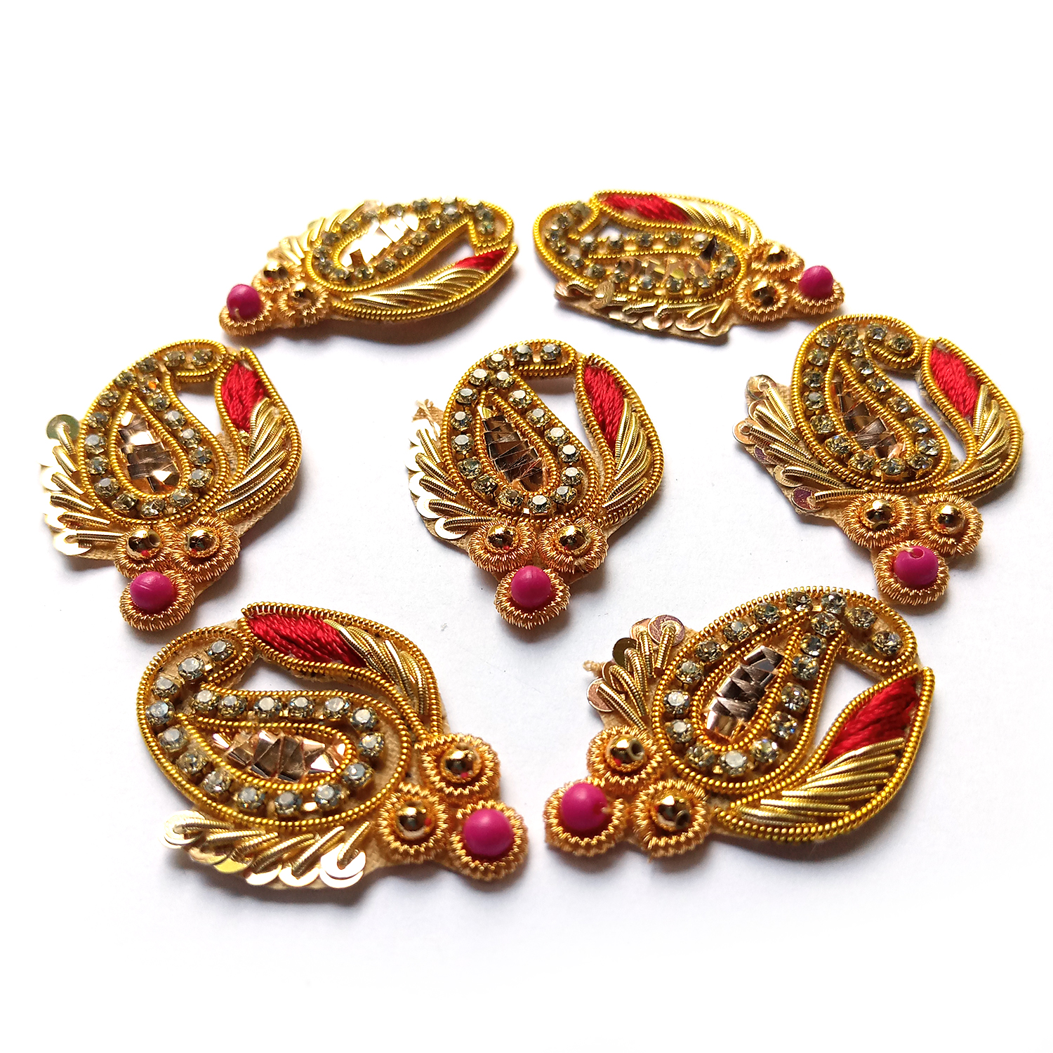 Lovetholy® (Pack Of 10Pcs) 3.5X2.2cm Applique Patches (L-125)