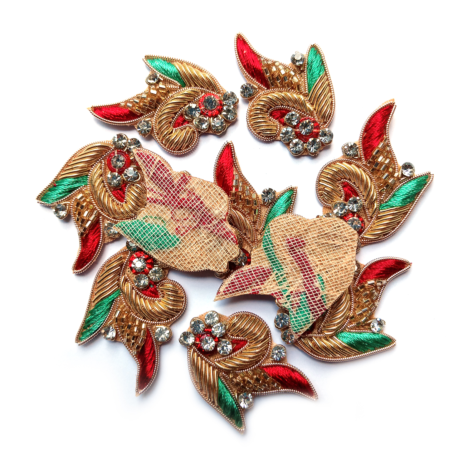 Lovetholy® (Pack Of 10Pcs) 3.5X2.8cm Applique Patches (L-123)