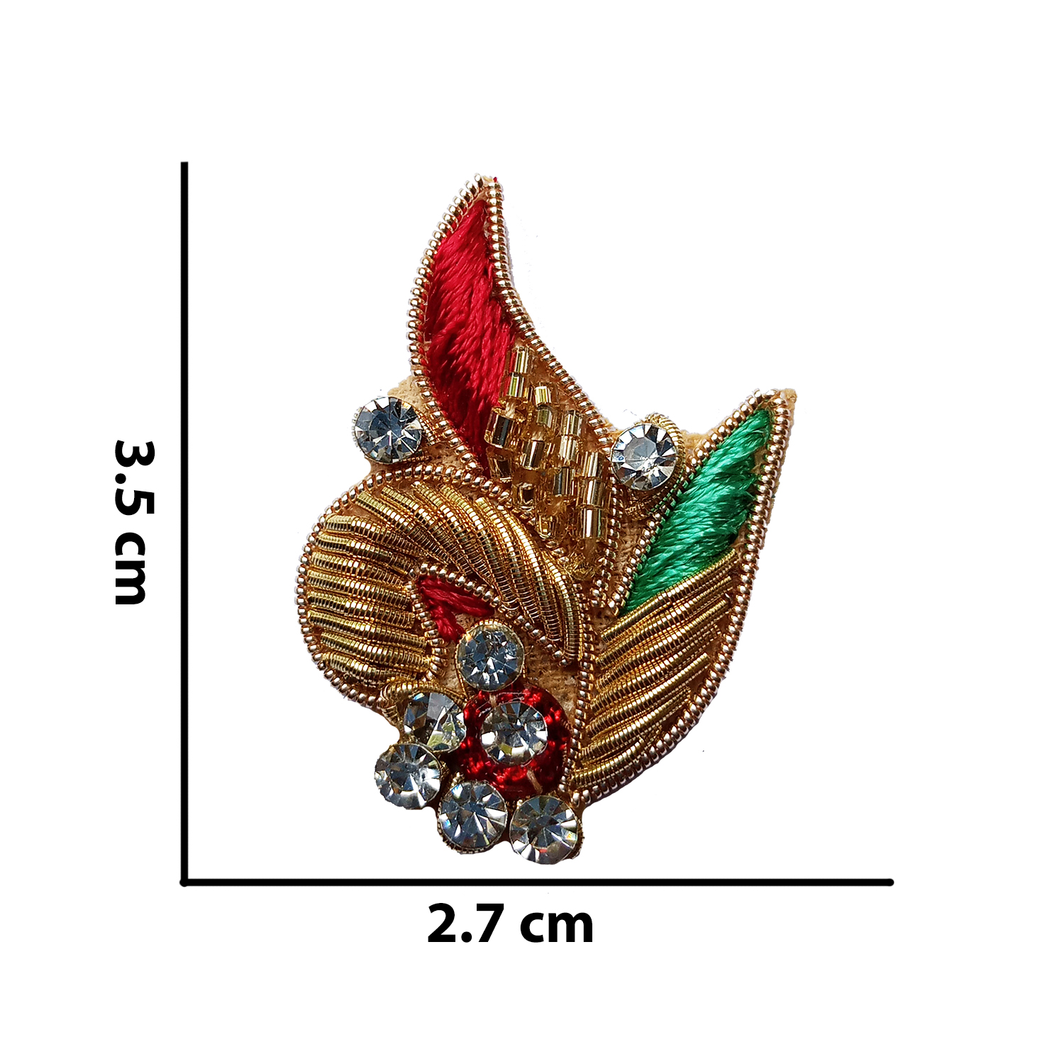 Lovetholy® (Pack Of 10Pcs) 3.5X2.8cm Applique Patches (L-123) - Image 4