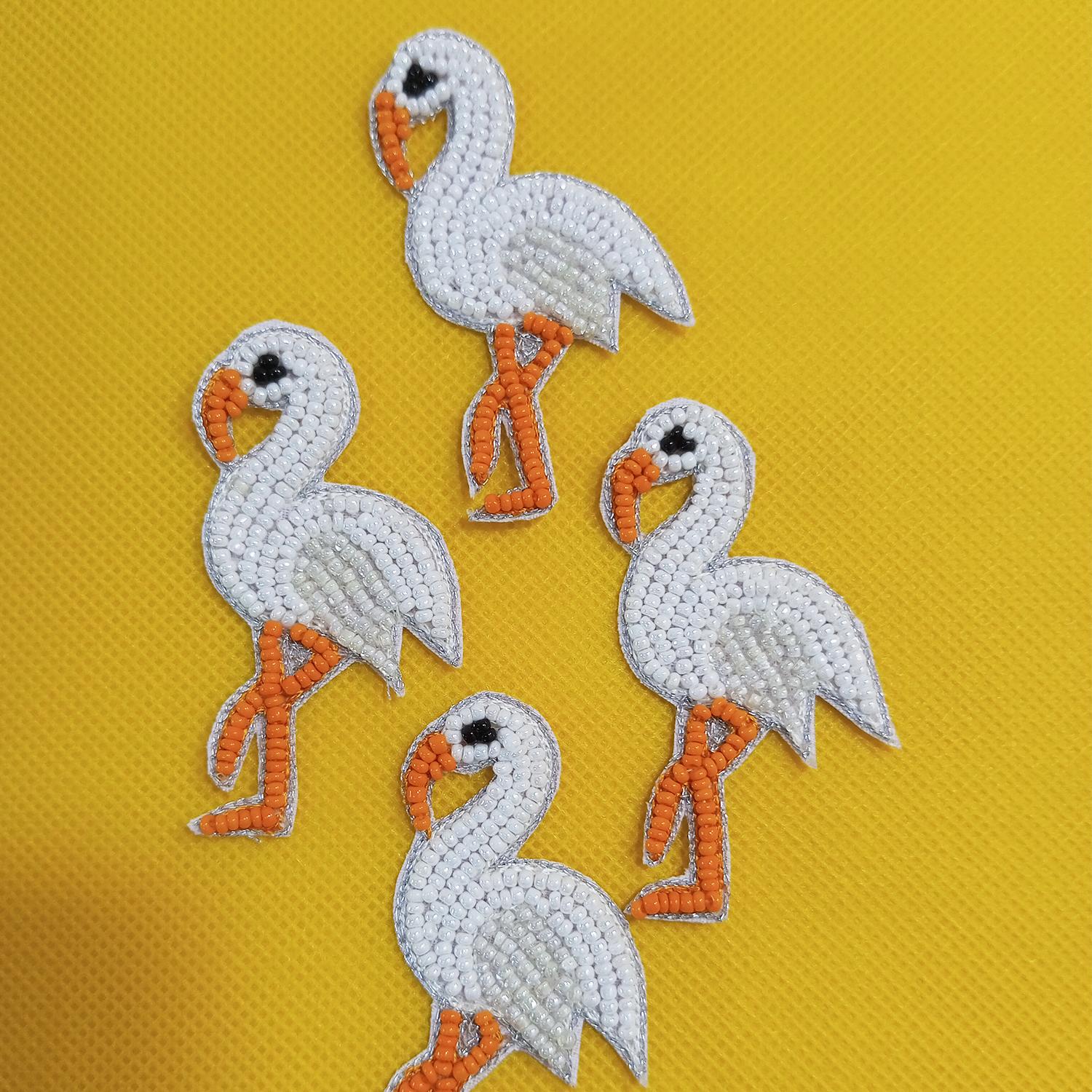 Lovetholy® (Pack Of 5Pcs) 6.7X4cm Bird Applique Patches (L-192) - Image 2