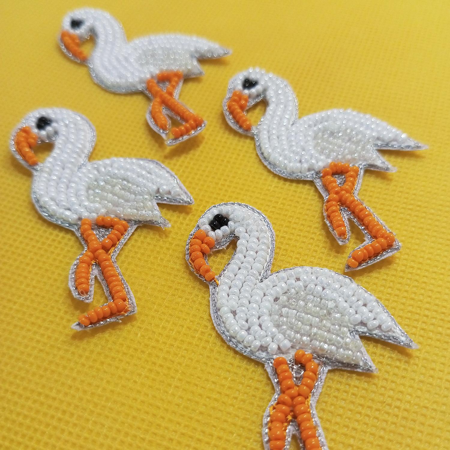 Lovetholy® (Pack Of 5Pcs) 6.7X4cm Bird Applique Patches (L-192) - Image 4