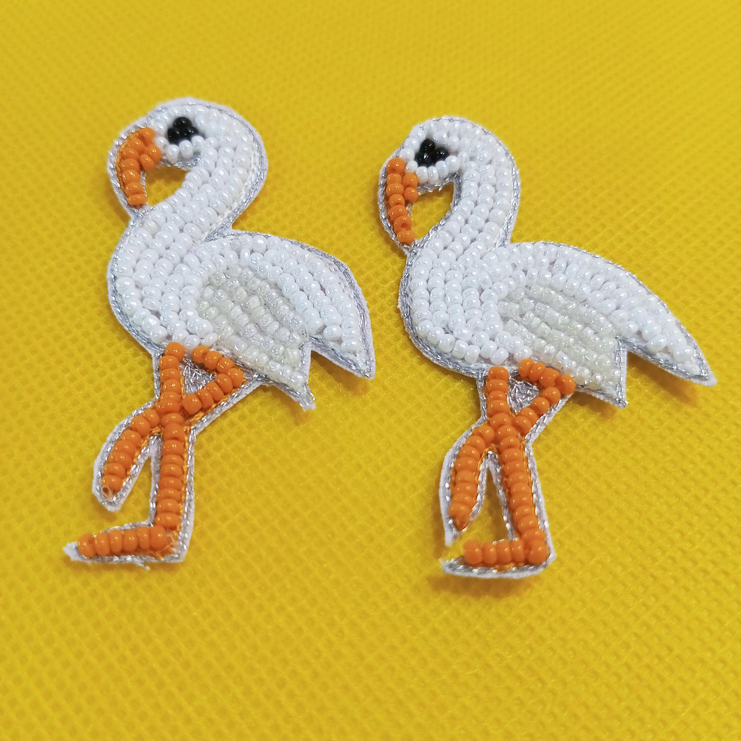 Lovetholy® (Pack Of 5Pcs) 6.7X4cm Bird Applique Patches (L-192) - Image 5