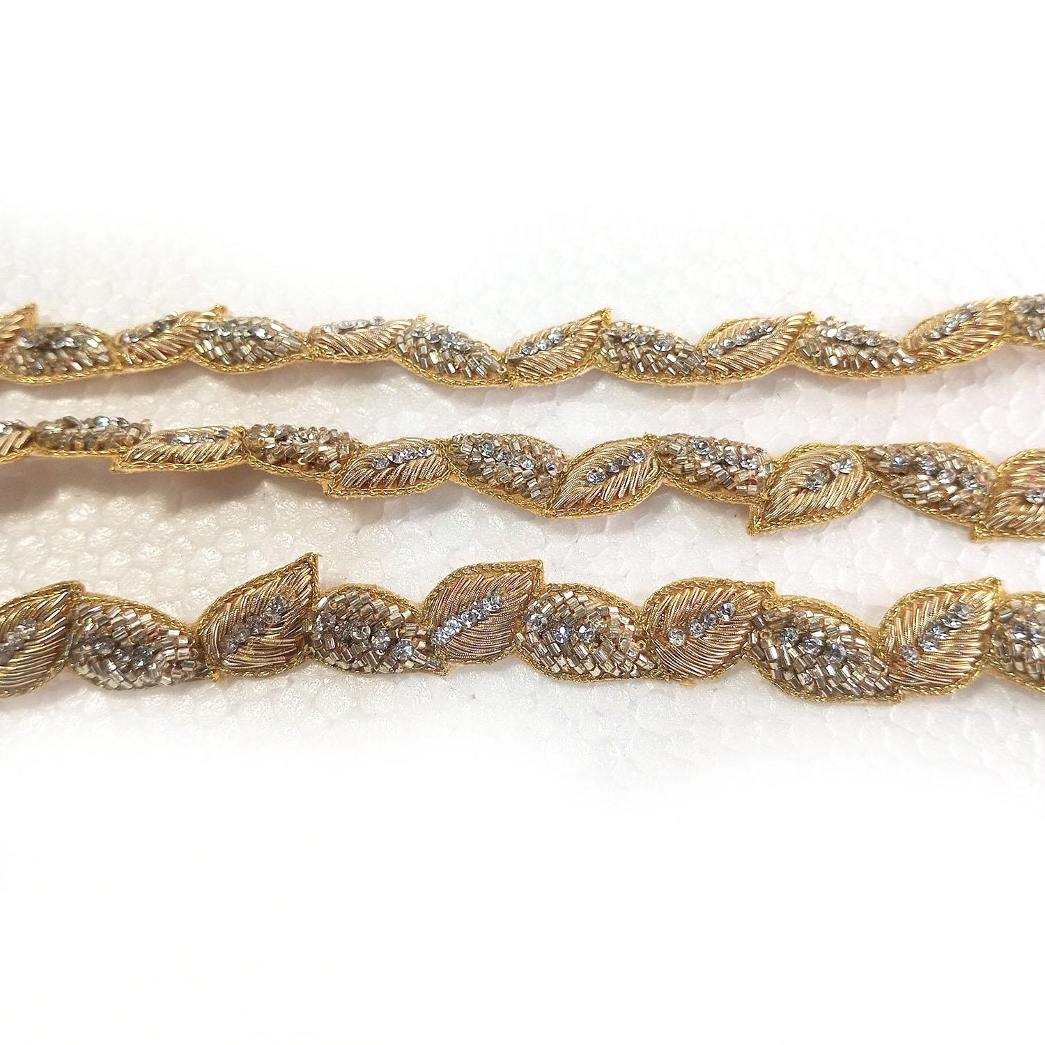 Lovetholy 1Meter Zardosi Lace Border(LGLDBDR) - Image 5