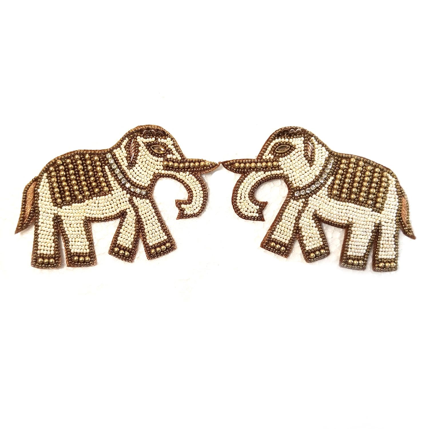 Lovetholy® (Pack Of 2Pcs) 11X7cm Elephant Applique Patches (L-227) - Image 4